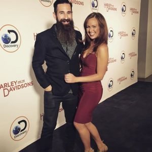 Aaron Kaufman with his girlfriend