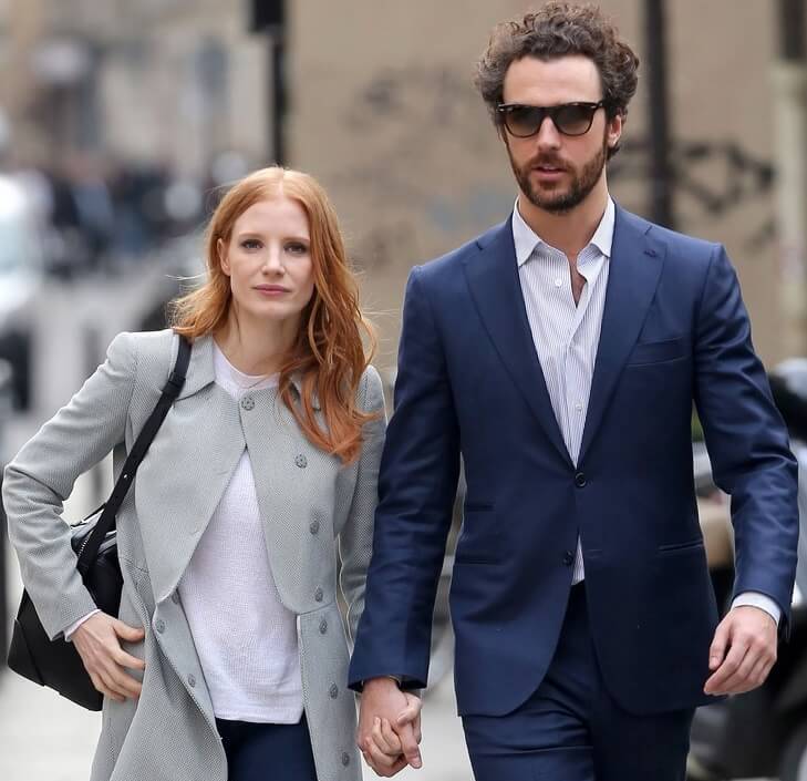 Luca and Wife Jessica Chastain