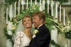 Chuck Norris and Gena O'kelley wedding