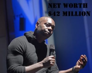 Image of Dave Chappelle net worth is $42 million