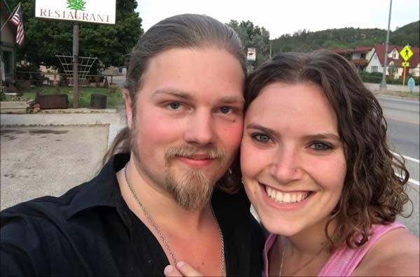 Image of Rhain Alicia with her husband Noah Brown