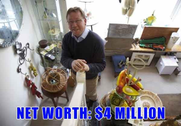 Image of Auctioneer Mark Stacey net worth is $4 million
