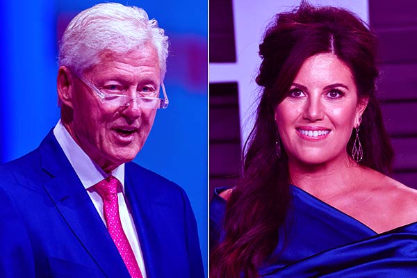 Image of Monica Lewinsky is dating with Bill Clinton