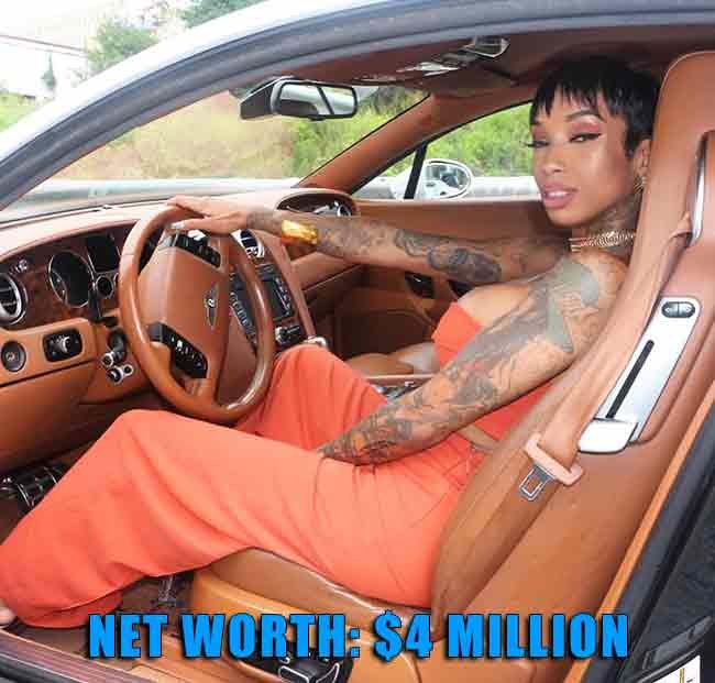 Image of Sky from Black Ink Crew net worth is $4 million