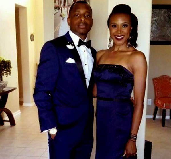 Image of Dr. Diarra Blue with his wife Jessica Dunn