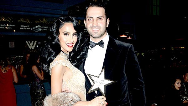 Image of Lily Ghalichi with her husband Dara Mir