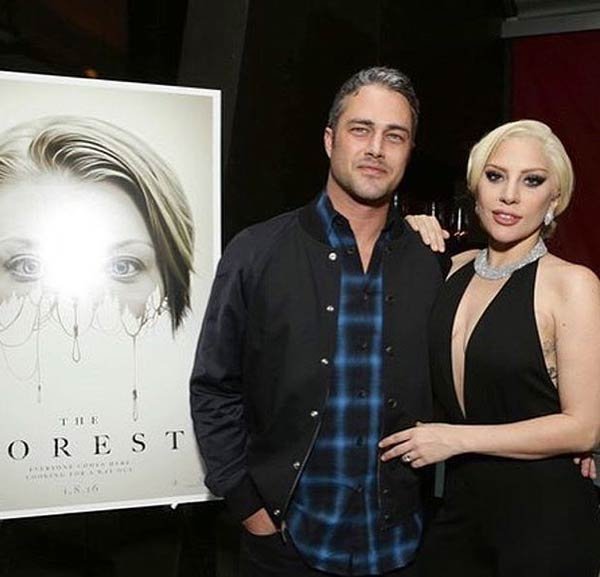 Image of Taylor Kinney with his ex-girlfriend Lady Gaga