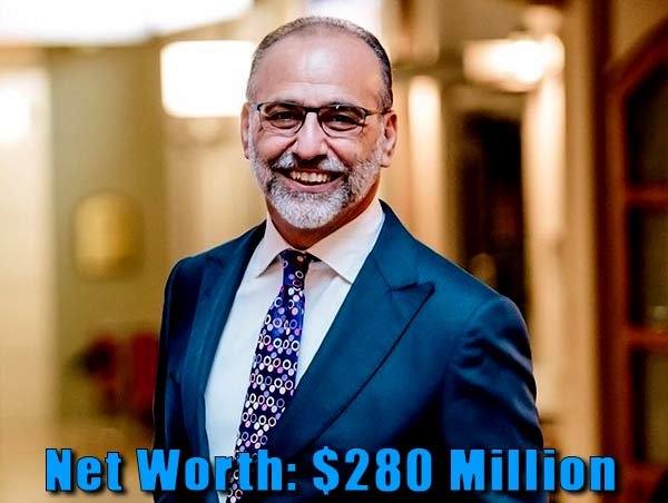 Image of Dragon's Den cast Theo Paphitis net worth is $280 million