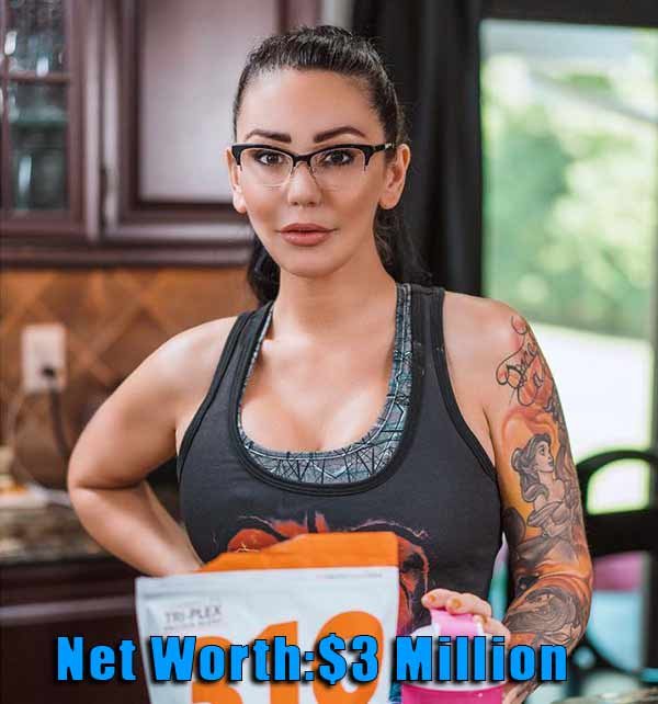 Image of Actor, Jenni Jwoww net worth is $3 million