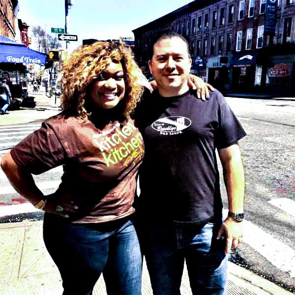 Image of Sunny Anderson with her boyfriend Aaron Sanchez