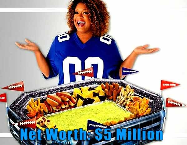 Image of Chef, Sunny Anderson net worth is $5 million