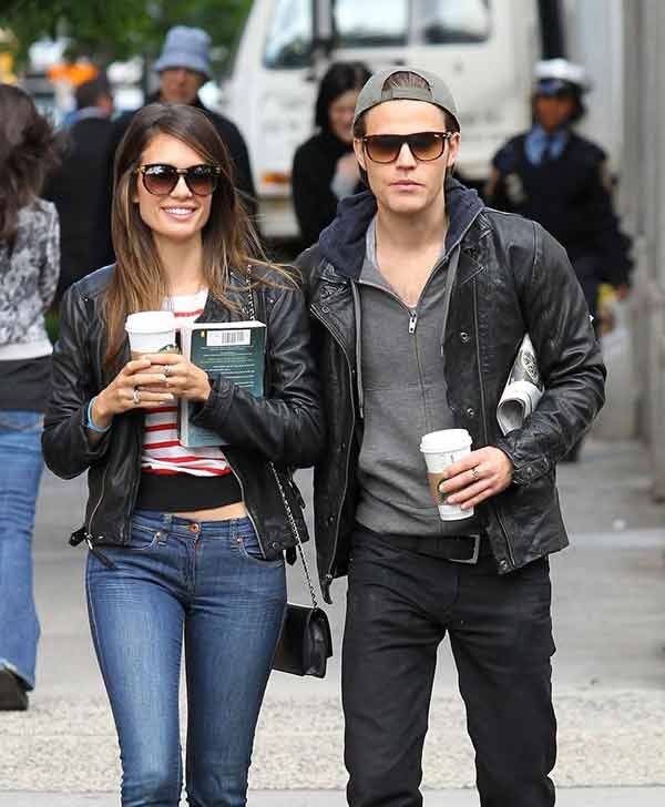 Image of Torrey DeVitto with her ex-husband Paul Wesley