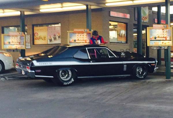 Image of Streetoutlaws cast, Ronnie Pace car