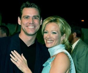 Image of Lauren Holly with her ex husband Jim Carrey