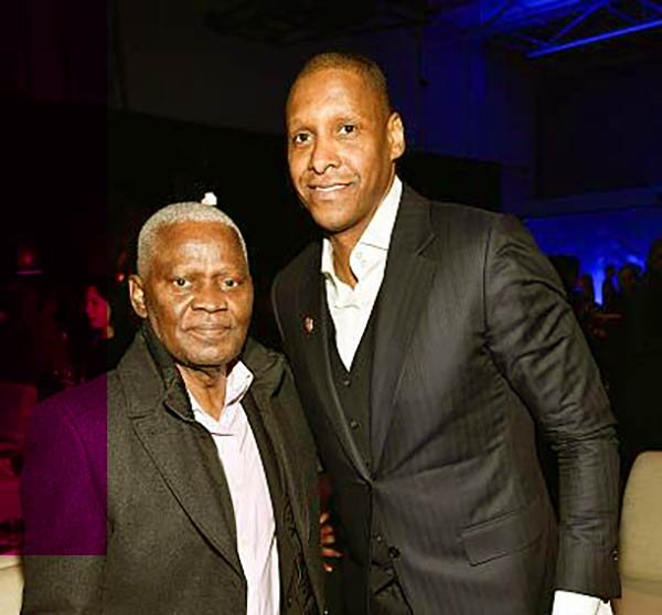 Image of Masai Ujiri with his father Michael Ujiri