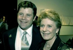 Image of Michael Tell ex-wife Patty Duke with her son Sean Astin