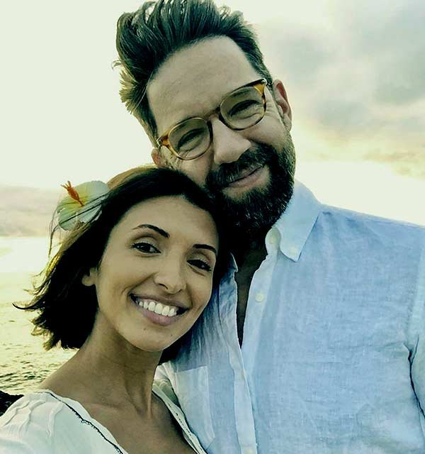 Image of Todd Grinnell with his wife India de Beaufort