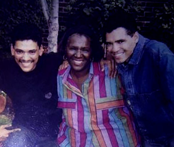 Image of Bobby, with mother, Etterlene and brother, El_