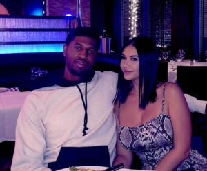 Image of Daniela Rajic with her boyfriend Paul George