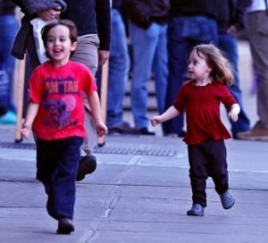 Image of Jon Stewart kids Nathan Thomas (son), and Maggie Rose (daughter)