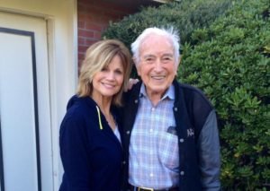 Image of Markie Post with her father Richard F. Post