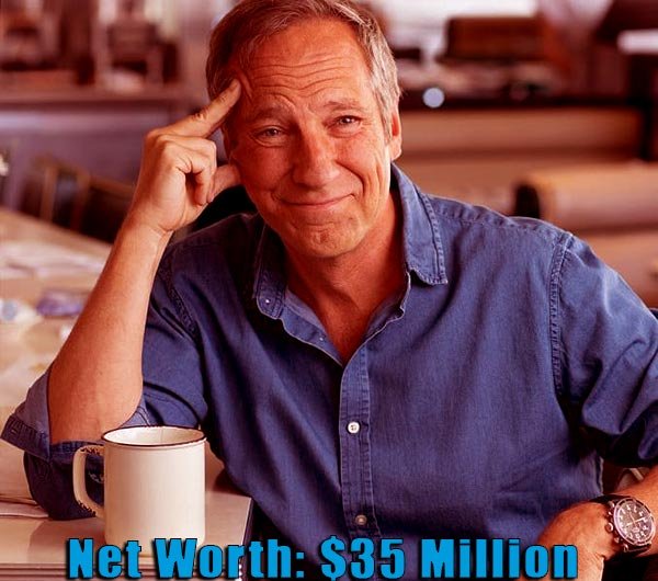 Image of American television host, Mike Rowe net worth is $35 million