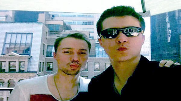 Image of Ryan Buell with his partner Sergey Poberezhny.