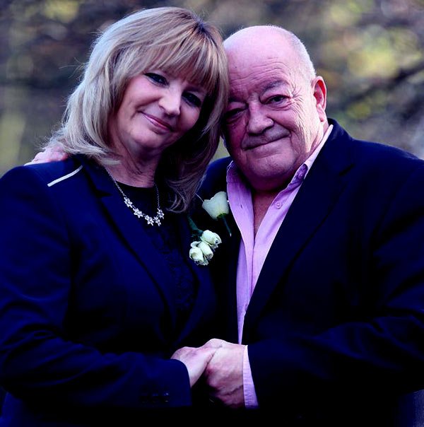 Image of Tim Healy with his partner Joan Anderton