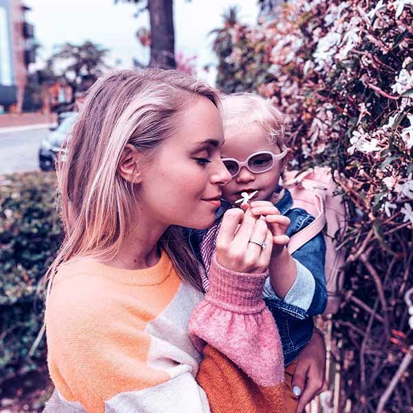 Image of Jordan Wilcox with her daughter