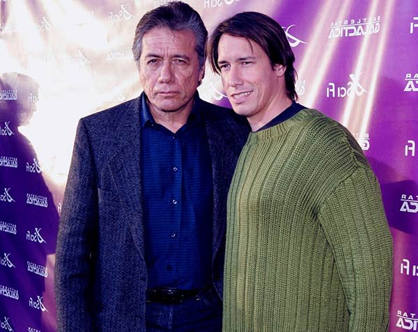 Image of Edward James Olmos with his son Bodie Olmos