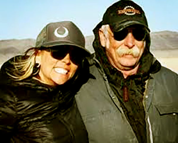 Image of Jessi Combs with her father Jamie Combs