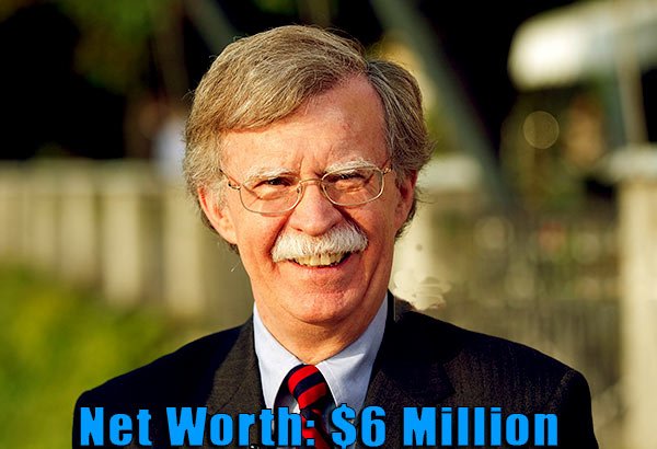 Image of Consultant, John Bolton net worth is $6 million