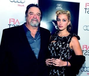 Image of John Goodman with his daughter Molly Evangeline Goodman