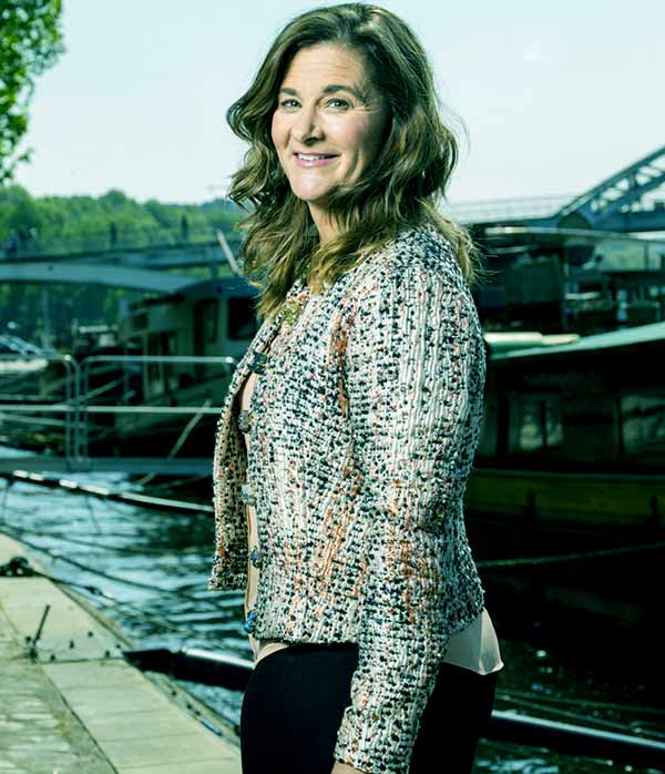 Image of Melinda Gates height is 5 feet 8 inches