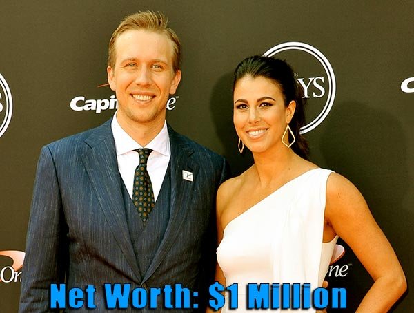 Image of Nicole Foles wife Tori Moore net worth is $1 million
