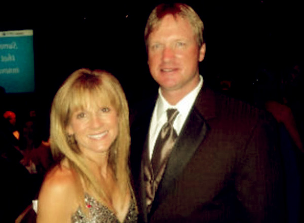 Image of  Jon Gruden With His Wife Cindy Gruden