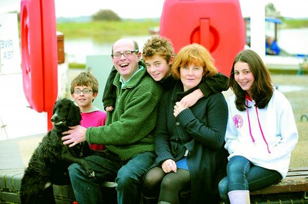 Image of Nick Robinson enjoying his life with his family