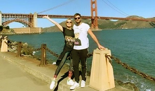 Image of Laura Whitmore & Iain Stirling caught vacationing in San Francisco