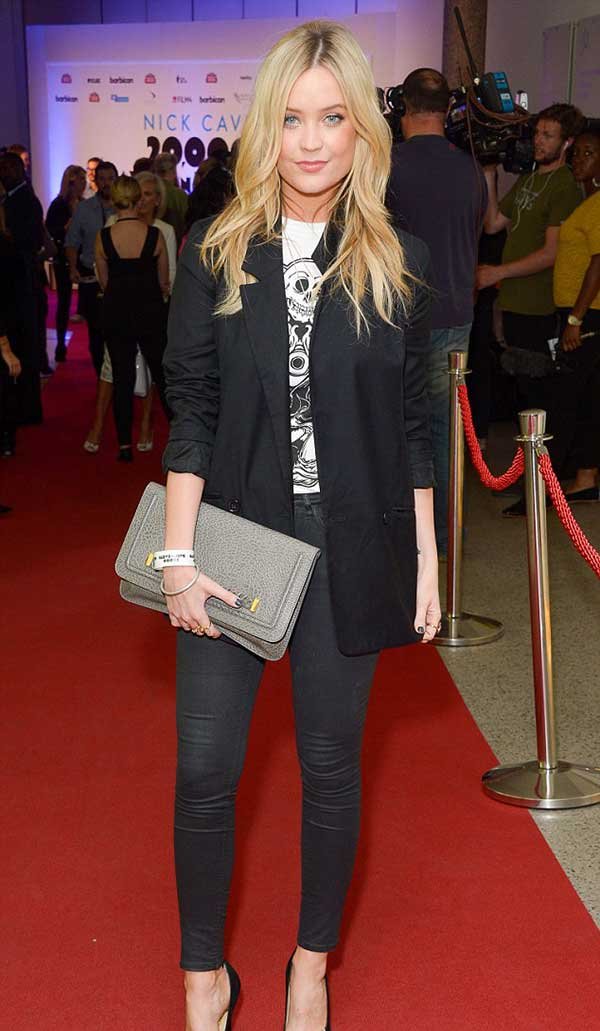 Image of Laura Whitmore has an elegant look that matches her personality pretty well.