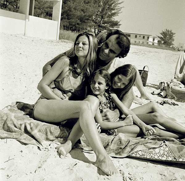 Image of An Old Picture Of Joe His Ex-Wife Dani Along With His Daughters Lauren Torre and Christina Torre
