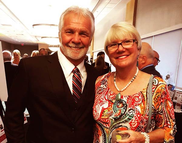 Image of Captain Lee Rosbach with his wife Mary Anne Lee