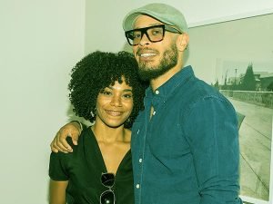 Image of Kelly McCreary with her husband Pete Chatmon